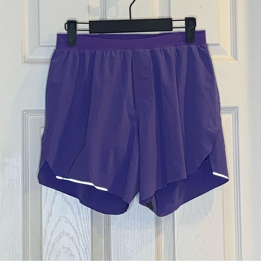 Lululemon Fast and Free Lined Short 6" Purple Size Small